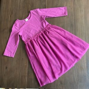 Hanna Andersson Girls magenta skater dress size 8
